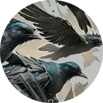 Nuée d'oiseaux