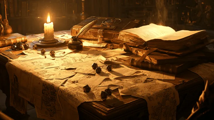 Bureau de création de JdR style fantasy