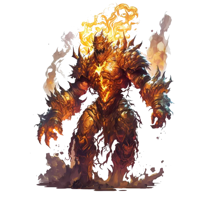 Elémentaire de feu, énorme