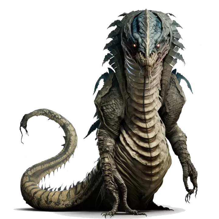 Naga maléfique